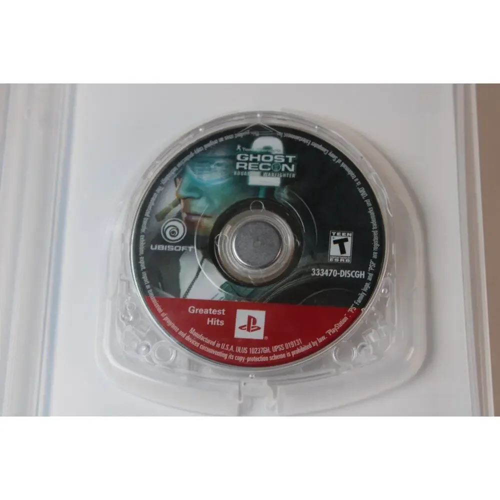 2 game Lot: Tom Clancy's Ghost Recon: Predator + Ghost Recon 2 (Sony PSP)